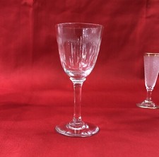 ancien verre à vin en cristal de BACCARAT modèle MOLIERE 11,7 cm no coupe eau