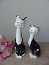 Ensemble deux chats heureux en