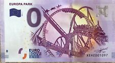 BILLET 0 EURO   EUROPÄ PARK  ALLEMAGNE  2016-1  NUMERO DIVERS