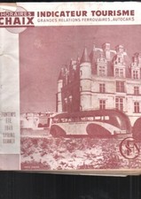 horaire indicateur tourisme chaix ferroviaires autocars chemin de fer 1949 64 pa