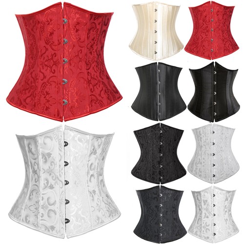 Women steel boned satin - women's,