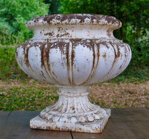 Vase fonte ancien - en, fonte,