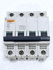 Disjoncteur 4 Pôles Merlin Gerin C60N C20 Multi 9