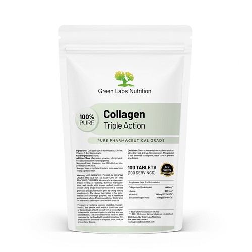 Collagène hydrolysé avec
