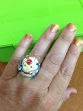 Superbe Bague Jonc Email CHAT