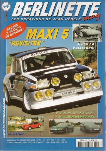 Berlinette mag alpine a610 - alpine,