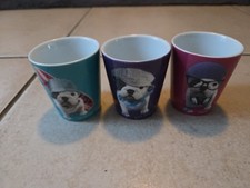 LOT DE 3 TASSES A CAFE TEO