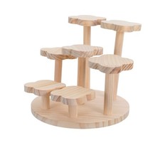  Présentoir De Figurines Succulentes Support Bureau Porte-plante Bois