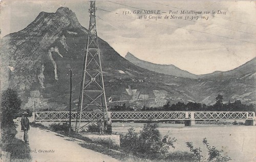 Grenoble pont métallique - le,