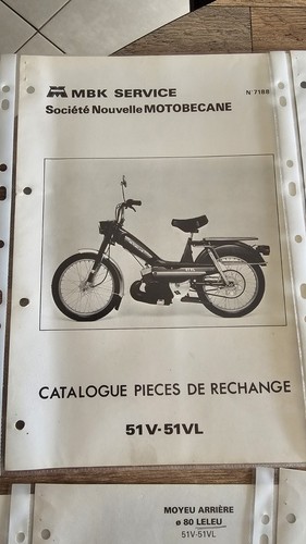 Lot documents motobécane - lot,