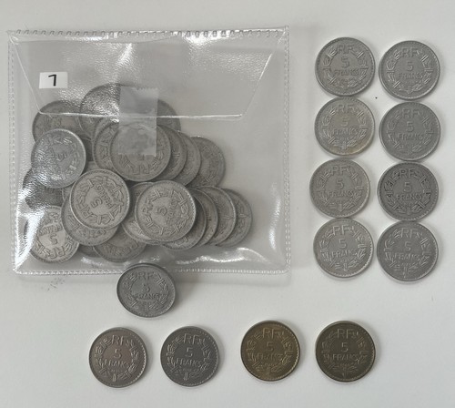 Lot pièces francs - pièces,