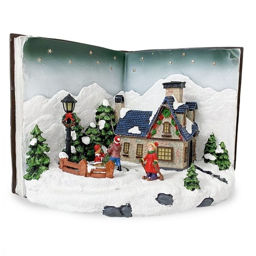 Livre gris village noël - de,