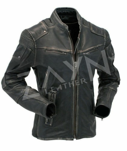 Veste motard homme vintage - homme,