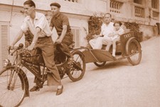 Photo ww2 vélo taxi - photo, vélo-taxi