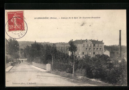 Cpa giraudière avenue - la,