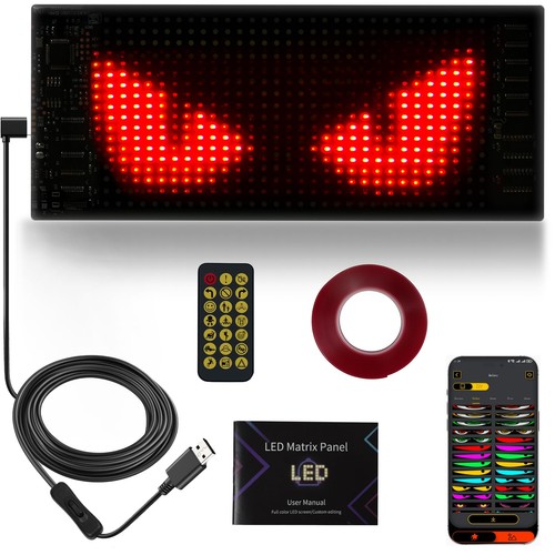 Yeux voiture led pour - yeux,