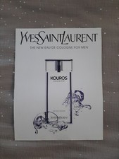 Publicité papier Parfum. Perfume Ad Yves Saint Laurent - Kouros de 2007 ANG