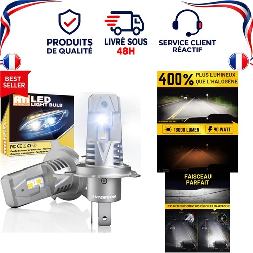 Ampoule led 90w - h4, 18000lm
