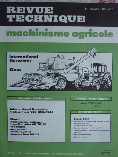 Revue technique tracteur - revue,