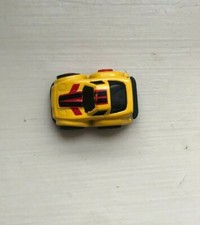 voiture miniature à friction publicitaire TOTAL, mini bolide jaune