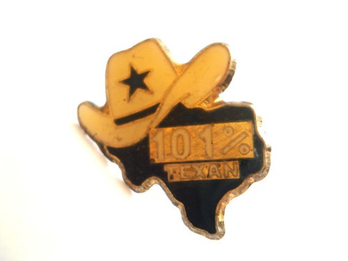 Pins rare texan - pins, chapeau