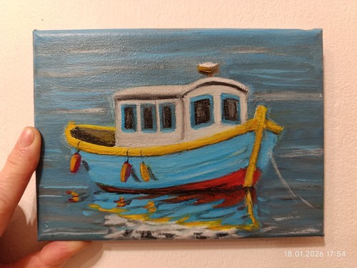 Tableau peint main - tableau, sur