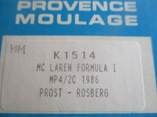 PROVENCE MOULAGE K1514 McLAREN