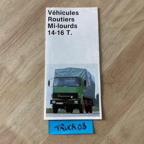 Magirus deutz prospectus - deutz,