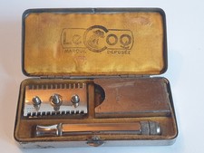 Ancienne boite de rasoir Complète LE COQ