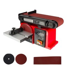 Oxeo - Ponceuse à bande et à disque stationnaire 'CombiMax' 370w - combiné ponce