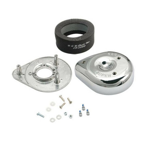 Filtre air larme chrome - s&s, à