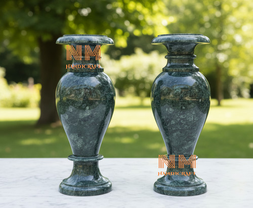 Pot vase fleurs marbre - pot, en
