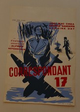 Correspondant 17 Joel McCrea Laraine Day Hitchcock affiche cinema originale 1940