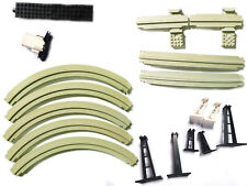 Lego 6990 pièces dont un moteur un chariot rails piliers stop/go switch