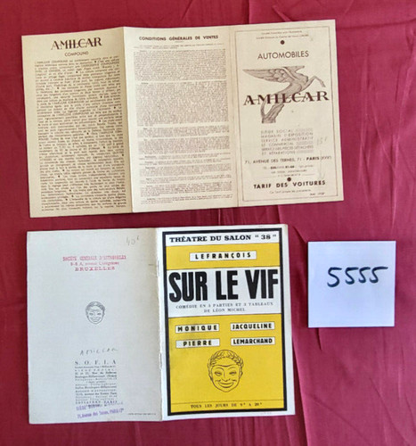 5555 amilcar tarif mai - n°,