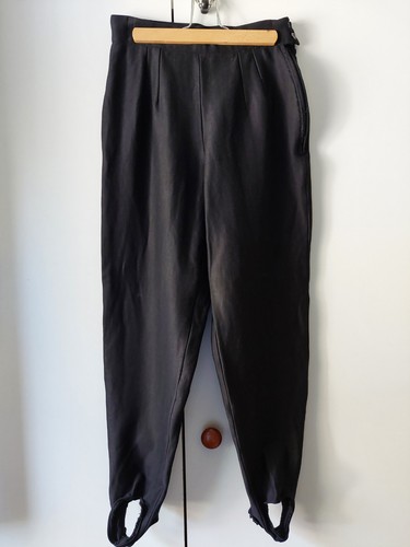 Pantalon vintage fuseau noir - vintage,