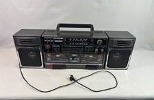 Ancien Poste Radio Cassette YOKO Portable Son Vintage