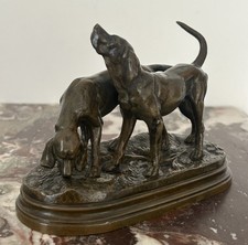 Superbe Scuplture Ancienne En Bronze Alfred Dubucand