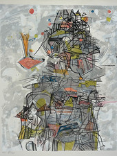 SHOICHI HASEGAWA Estampe LITHOGRAPHIE hc VIII/XV XX°