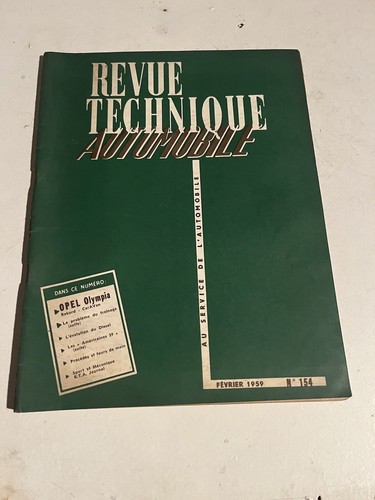 Rta revue technique automobile - rta,