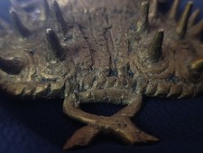 Masque africain mural – Fonte à la cire perdue–Art ethnique design