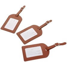  3 Pcs Étiquettes Bagages Etiquettes À Tag De Suspendus Accessoire