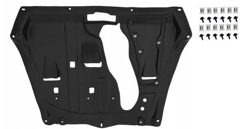 Clips plaque couvercle cache - +,