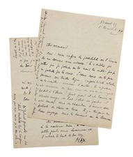 Max JACOB / Lettre autographe signée / Loufoque / Modernité / Contemplation