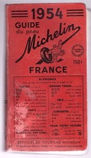 GUIDE MICHELIN FRANCE 1954