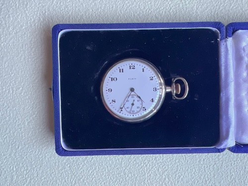 Montre poche manuelle elgin - montre, de