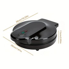 Mini-fabricant de pizza électrique pizzas, omelettes, hamburgers et crêpes