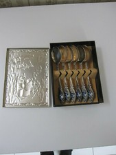 VINTAGE,spoons,Löffeln,coffret 6 petites cuillères collection Moulins Hollande