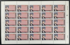 Bénin 1993 YT 707 planche Président Kennedy JFK USA drapeau américain étoiles