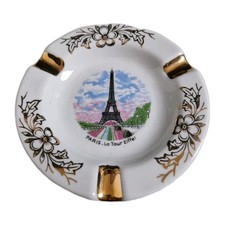Cendrier En Porcelaine D'art